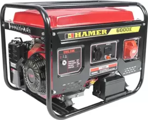 Бензиновый генератор Hamer 6000E фото