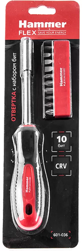 Набор отверток Hammer 601-036 (11 предметов) фото