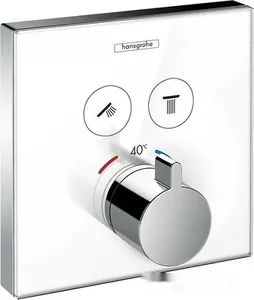 Смеситель Hansgrohe ShowerSelect Glass 15738400 фото