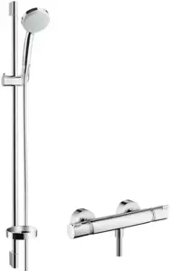 Душевая система Hansgrohe Croma 100 Vario EcoSmart Ecostat Comfort Combi 27033000 фото