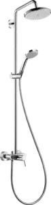 Душевая система Hansgrohe Croma 220 Showerpipe (27222000) фото