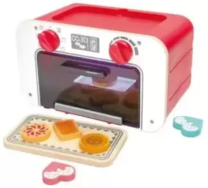 Духовой шкаф игрушечный Hape Духовка, плита, набор игрушечных продуктов 3 в 1 / E3183 HP фото