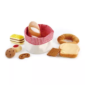 Набор игрушечных продуктов Hape Корзина хлеба / E3168-HP фото