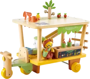 Игровой набор Hape Мини-дом Магазин на колесах E3429-HP фото