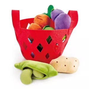 Набор игрушечных продуктов Hape Овощная корзина / E3167-HP фото