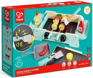 Гриль игрушечный Hape С едой E3214_HP фото