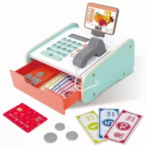 Касса игрушечная Hape Супермаркет E3200-HP фото
