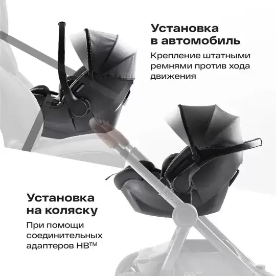 Детское автокресло Happy Baby Skyler Pro (темно-серый) фото