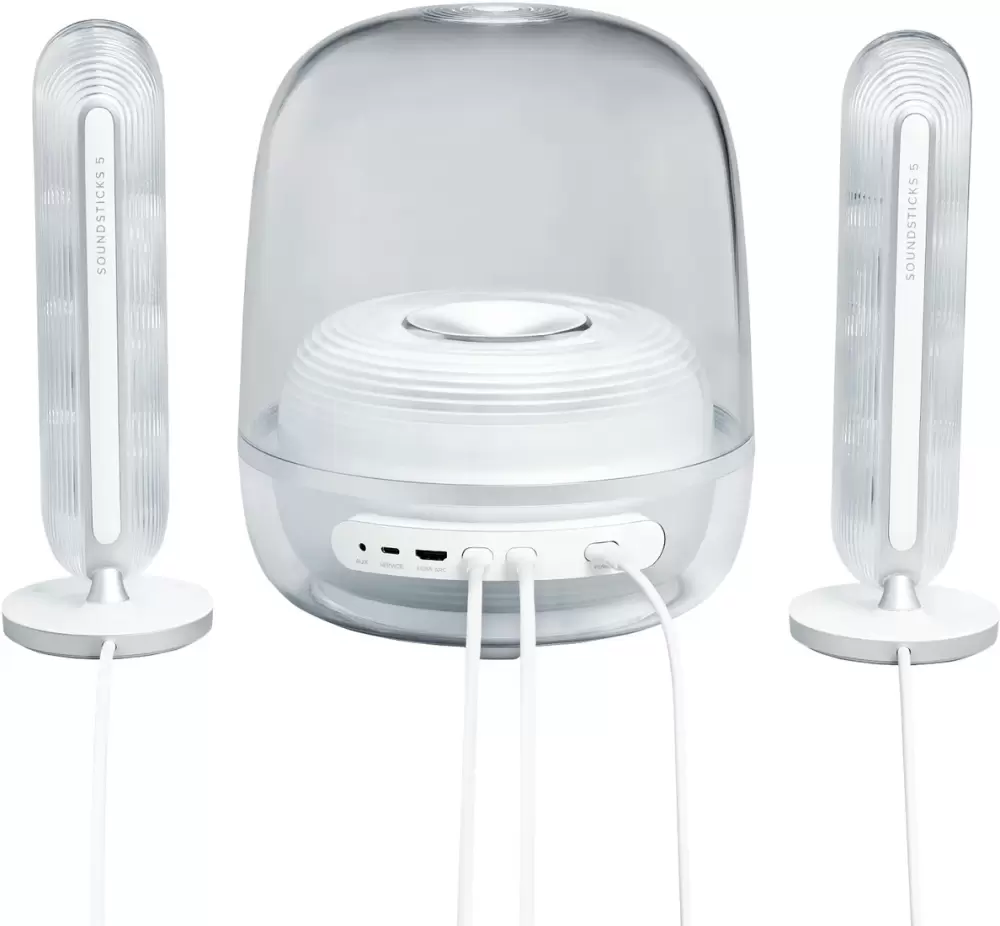 Мультимедиа акустика Harman/Kardon SoundSticks 5 (белый) фото 2