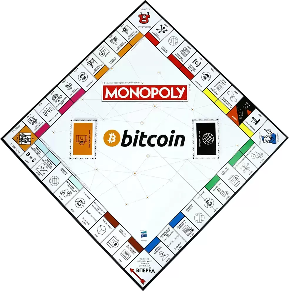 Настольная игра Hasbro Монополия. Биткоин WM04642 фото