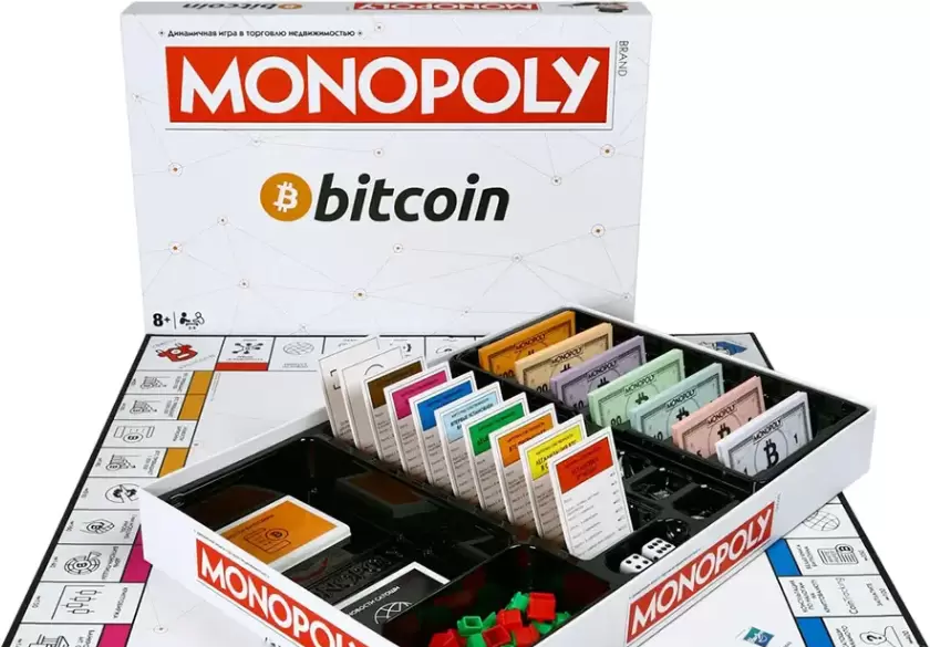 Настольная игра Hasbro Монополия. Биткоин WM04642 фото