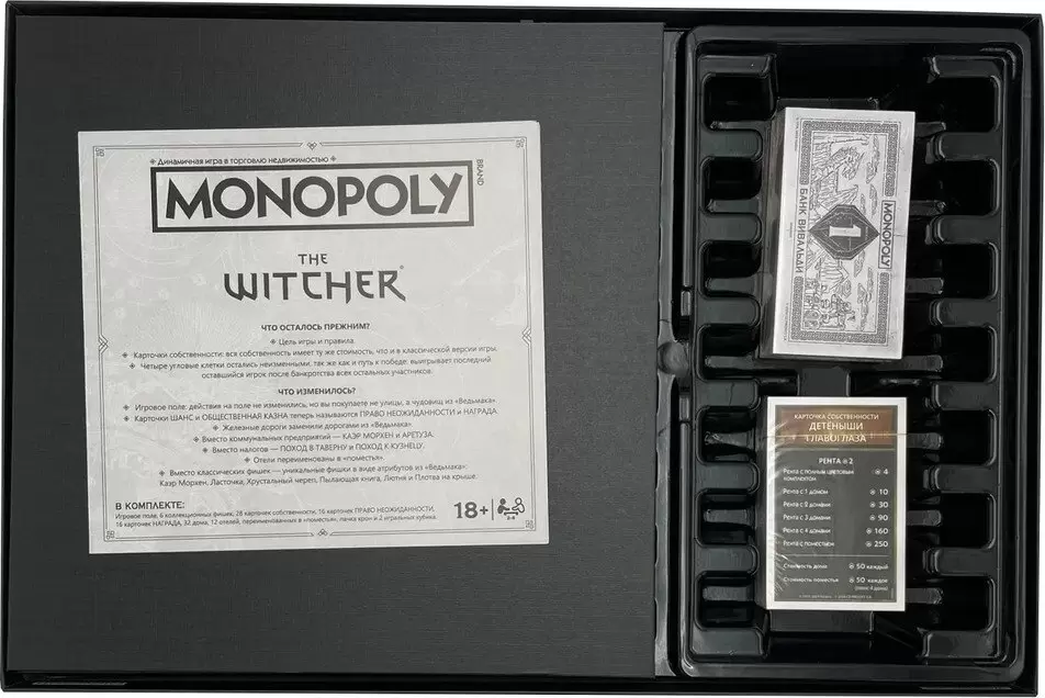 Настольная игра Hasbro Монополия. Ведьмак (The Witcher) фото