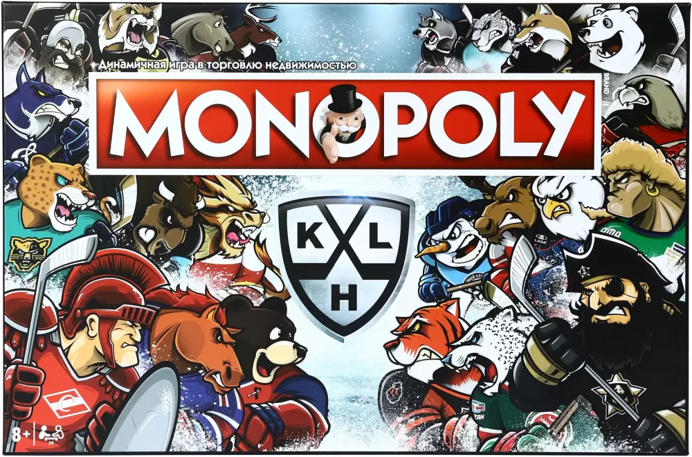 Hasbro Монополия КХЛ. Маскоты WM04833