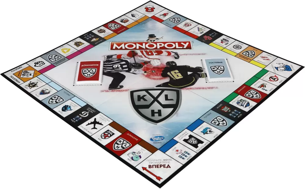 Настольная игра Hasbro Монополия КХЛ. Маскоты WM04833 фото