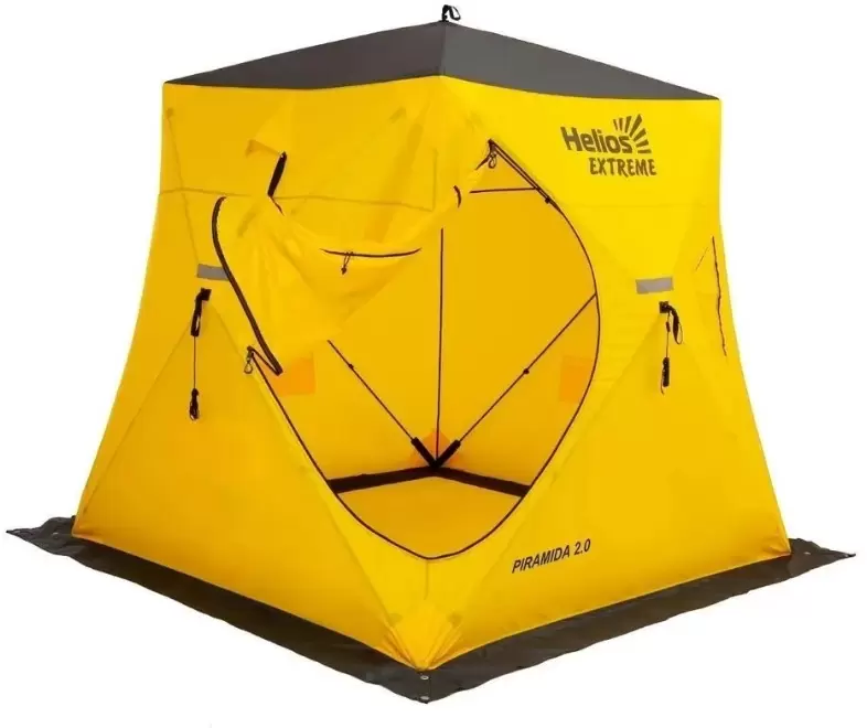 Палатка Helios Piramida Extreme V2.0 / HS-ISТ-PE-2.0 (зимняя, широкий вход) фото 2