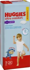 Подгузники-трусики Huggies Ultra Comfort Mega 7 Boy (40 шт) фото