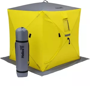 Палатка Helios HS-ISCI-180YG (желтый/серый) фото