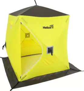 Палатка для зимней рыбалки Helios Куб HS-WSC-150YG (зимняя) фото