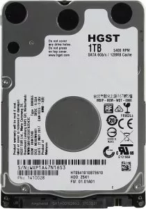 Жесткий диск HGST HGST Travelstar Z5K1 (HTS541010B7E610) 1000Gb фото