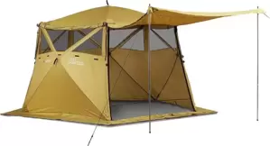 Кемпинговая палатка Higashi Chum Camp Olive Кухня-шатер 03458 фото