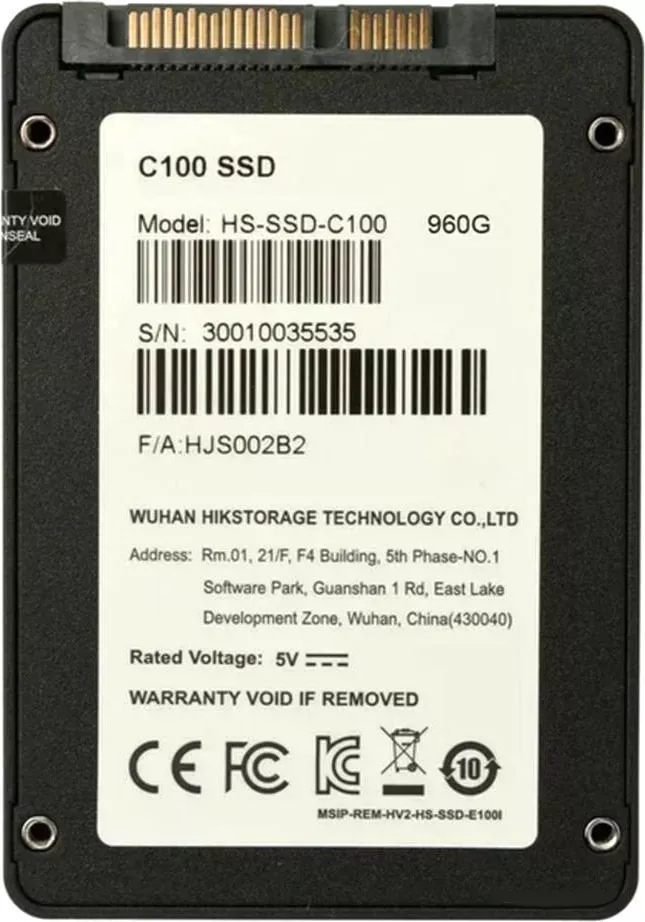 Жесткий диск SSD Hikvision C100 960GB HS-SSD-C100/960G фото 2