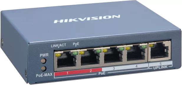 Коммутатор Hikvision DS-3E1105P-EI фото
