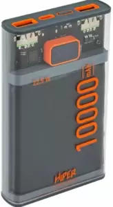 Портативное зарядное устройство Hiper Core X 10000mAh (прозрачный) фото