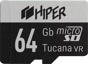 Карта памяти Hiper microSDXC 64GB UHS-1 U3 V30 HI-MSD64GU3V30 фото