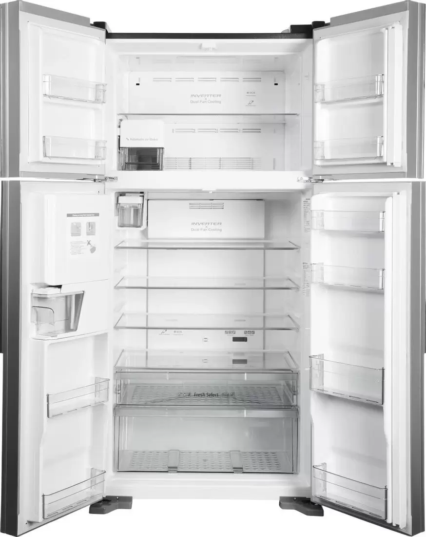 Четырёхдверный холодильник Hitachi R-W660PUC7XGS фото