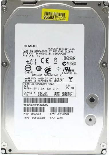 Жесткий диск Hitachi Ultrastar 15K600 HUS156060VLS600 600 Gb фото
