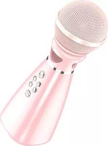 Bluetooth-микрофон Hoco BK6 Hi-Song (розовый) фото