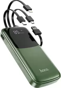Портативное зарядное устройство Hoco DB07 10000mAh (темно-зеленый) фото