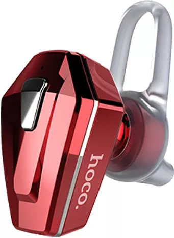 Bluetooth гарнитура Hoco E17 (красный) фото