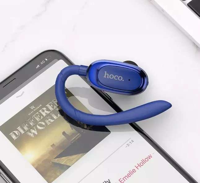 Bluetooth гарнитура Hoco E26 Plus (синий) фото 3