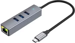 USB-хаб Hoco HB34 USB Type-C фото