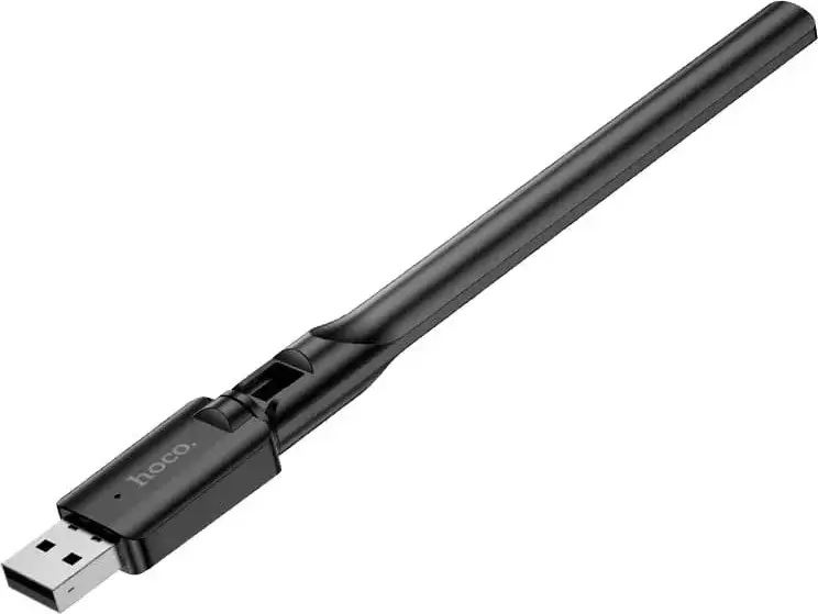 Wi-Fi адаптер Hoco HI37 WiFi4 USB черный фото