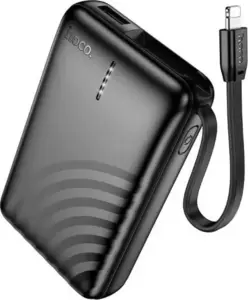 Портативное зарядное устройство Hoco J134A Lightning 10000mAh (черны) фото
