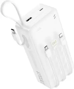 Портативное зарядное устройство Hoco J146B Night tide 30000mAh (белый) фото