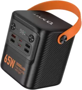 Портативное зарядное устройство Hoco J152 Pro 80000mAh (черный) фото
