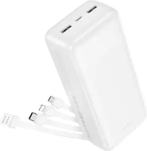 Портативное зарядное устройство Hoco J163B 30000mAh (белый) фото