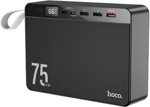 Портативное зарядное устройство Hoco J94 Overlord 75000mAh (черный) фото
