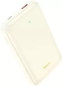 Портативное зарядное устройство Hoco Q21 Great 10000mAh (молочный белый) фото