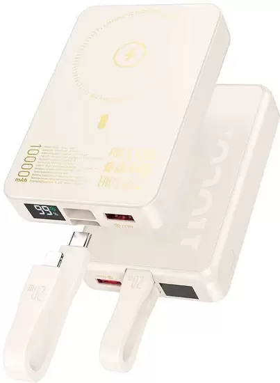 Hoco Q24 10000mAh (молочный)