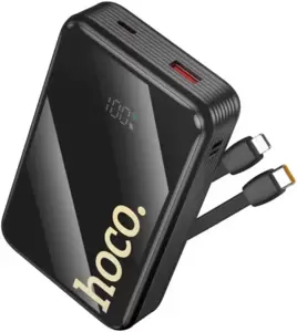 Портативное зарядное устройство Hoco Q37A Graceful 20000mAh (черный) фото