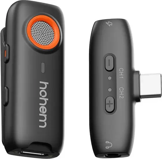 Hohem MIC-01 USB Type-C (1TX+1RX, черный)