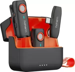 Радиосистема Hohem MIC-01 USB Type-C (2TX+1RX, черный) фото