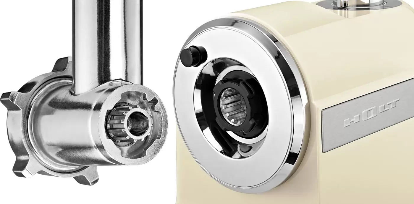 Мясорубка Holt HT-FP-017 (кремовый) фото