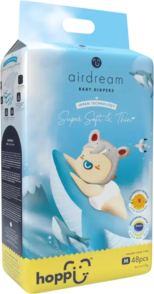 Hoppi AirDream M 6-11 кг / HB-028-M (48 шт)