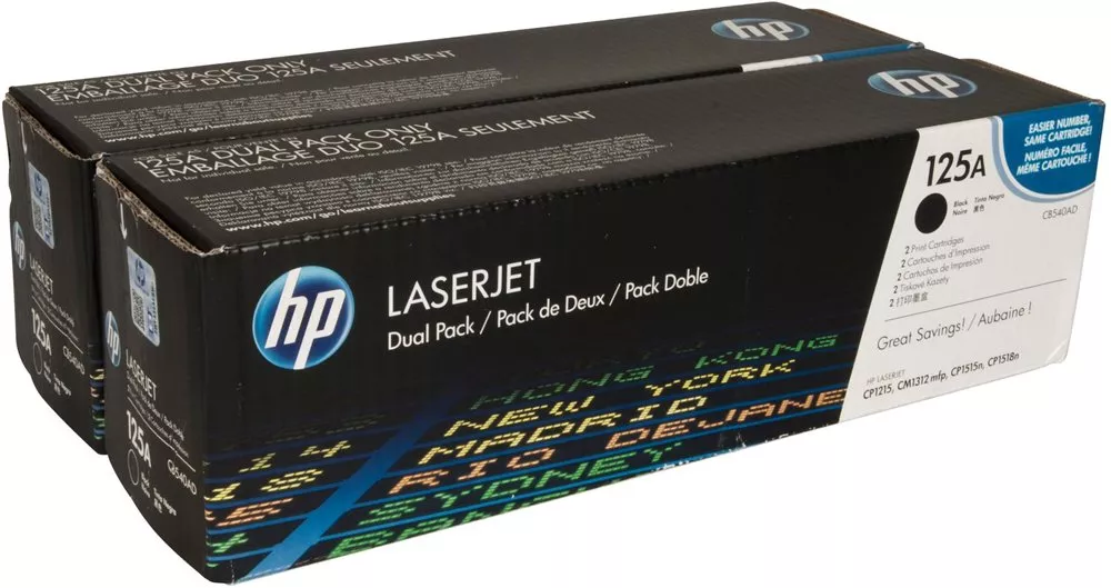 Лазерный картридж HP 125A (CB540AD) фото 2