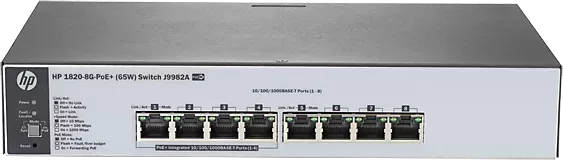 Управляемый коммутатор 2-го уровня HP 1820-8G-PoE+ (J9982A) фото